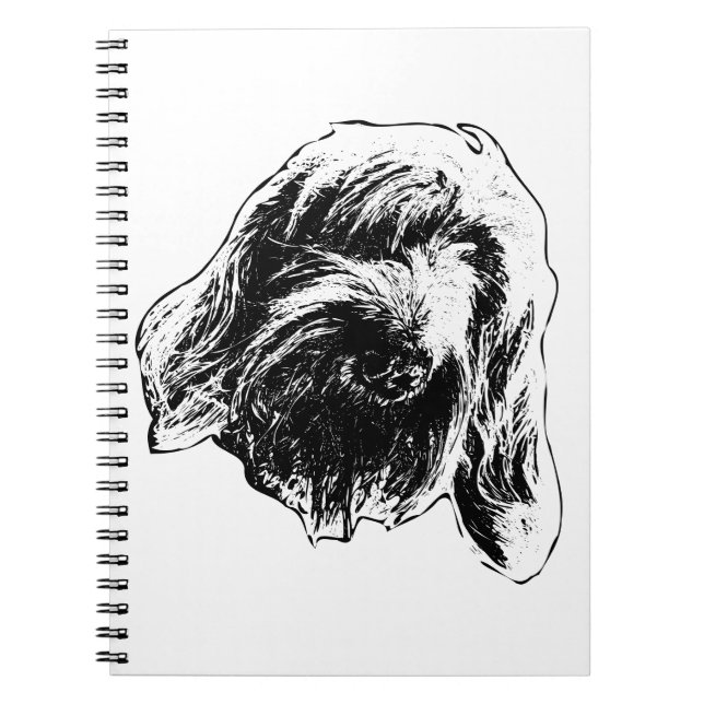 Spinone Story Pages Anteckningsbok (Framsidan)