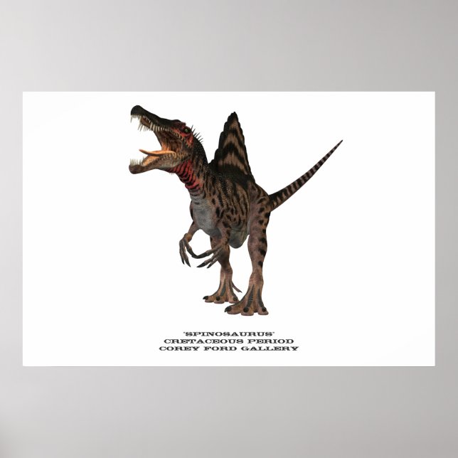 Spinosaurus 01 Print Poster (Framsidan)