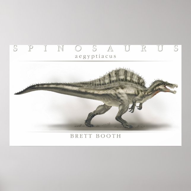 Spinosaurus aegyptiacus poster (Framsidan)