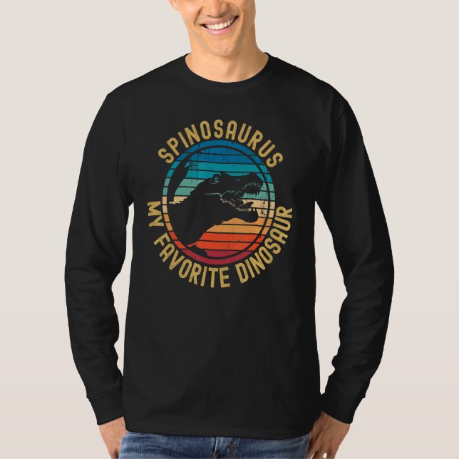 Spinosaurus är min favoritdosinosaur-Coola T Shirt (Framsida)