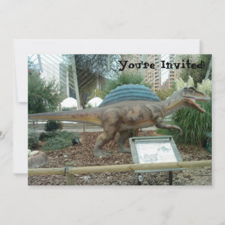 Spinosaurus Dinosaur-inbjudan Inbjudningar