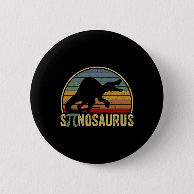 Spinosaurus - Dinosaur Pi-dagen Rollig Matematik S Knapp (Framsida)