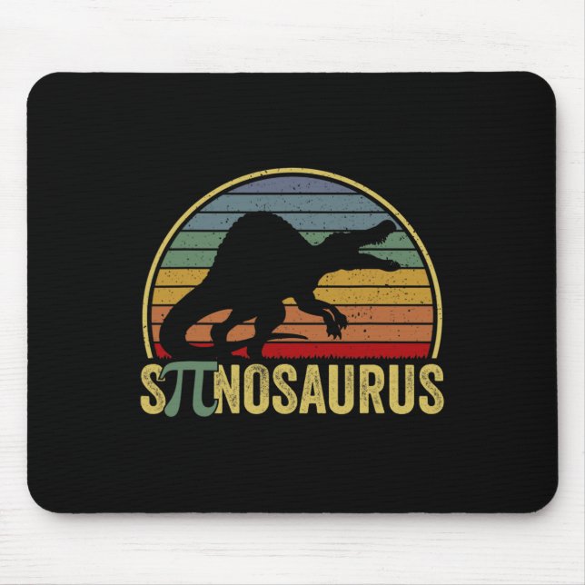 Spinosaurus - Dinosaur Pi-dagen Rollig Math Skämt  Musmatta (Framsidan)
