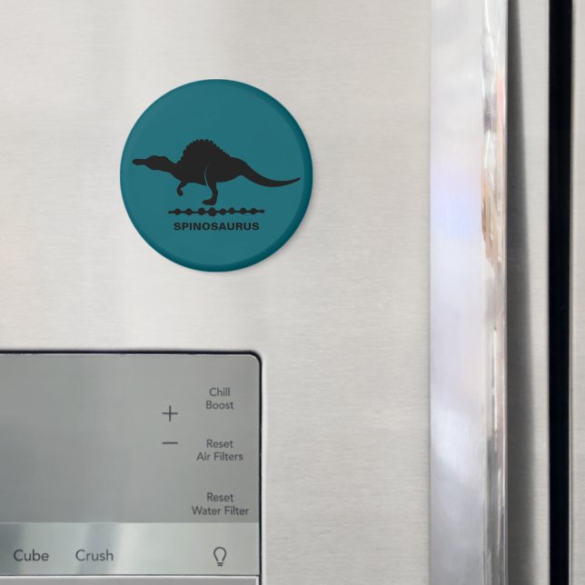 Spinosaurus dinosaur siluettmagnet magnet (In Situ (Fridge))