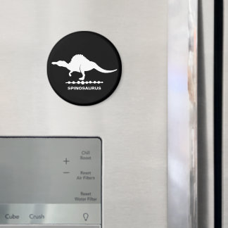 Spinosaurus dinosaur siluettmagnet magnet
