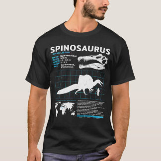 Spinosaurus fossil fact lakan T-Shirt