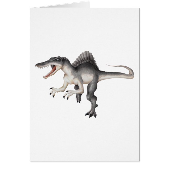Spinosaurus Hälsningskort (Framsidan)
