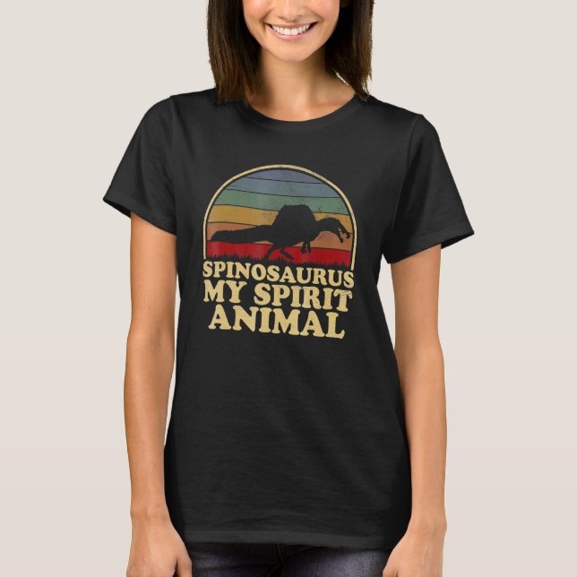 Spinosaurus Min andliga Dinosaur T Shirt (Framsida)