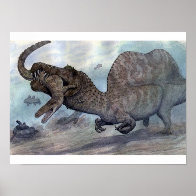 Spinosaurus Skriv ut Poster (Framsidan)