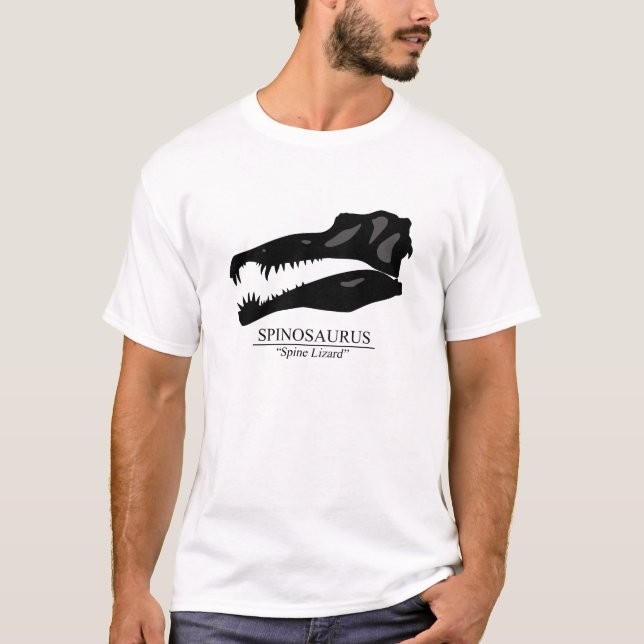 Spinosaurus Skull Tee Shirt (Framsida)