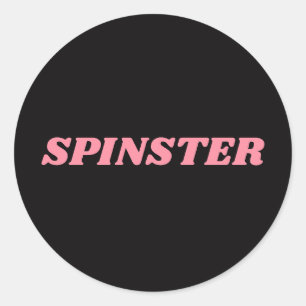 SPINSTERS ROSA RUNT KLISTERMÄRKE