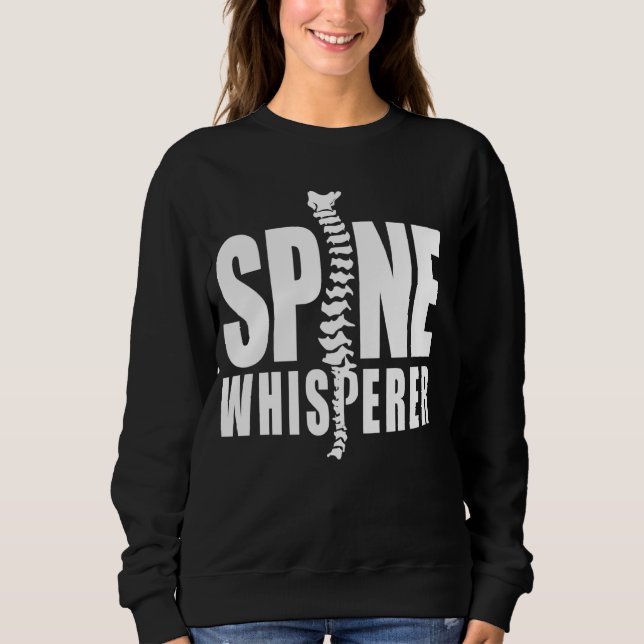 Spint Whisperer Funny Chiropractor Spine Specialis T Shirt (Framsida)