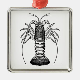 Spiny hummer (Kalifornien) Julgransprydnad Metall