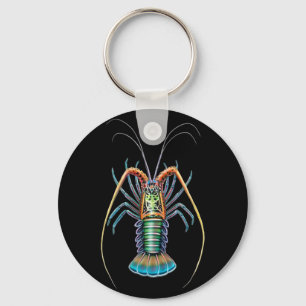 Spiny hummer Keychain Nyckelring