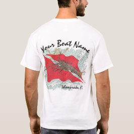 Spiny hummeranpassningsbarskjorta t-shirt