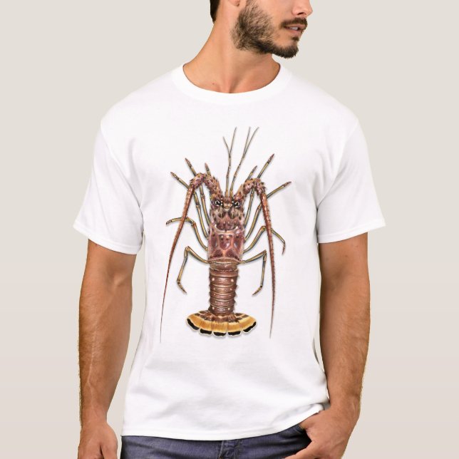 Spiny hummerT-tröja Tee Shirt (Framsida)
