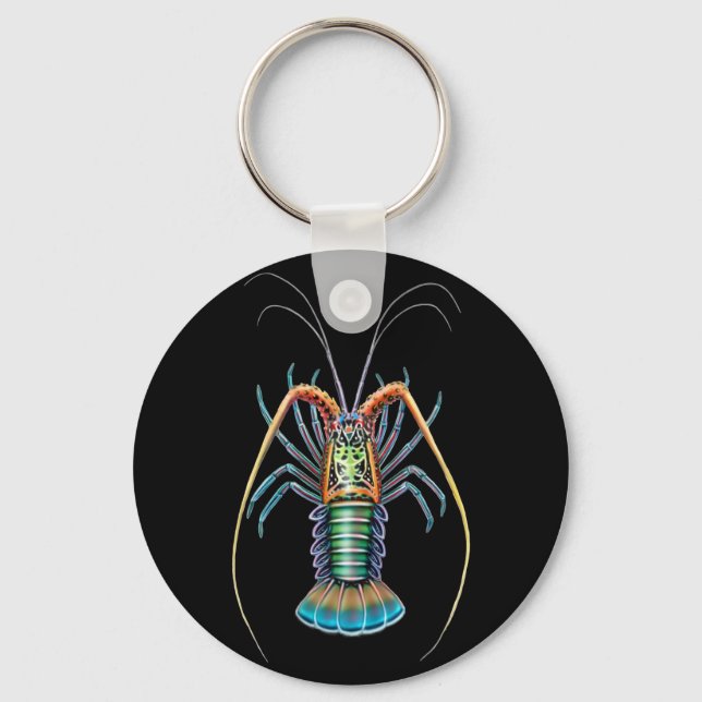 Spiny Lobster Keychain Nyckelring (Framsida)
