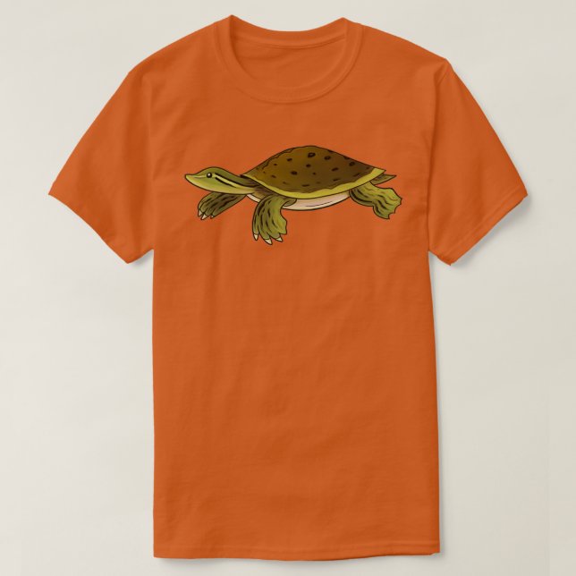 Spiny Softshell Turtle T Shirt (Design framsida)