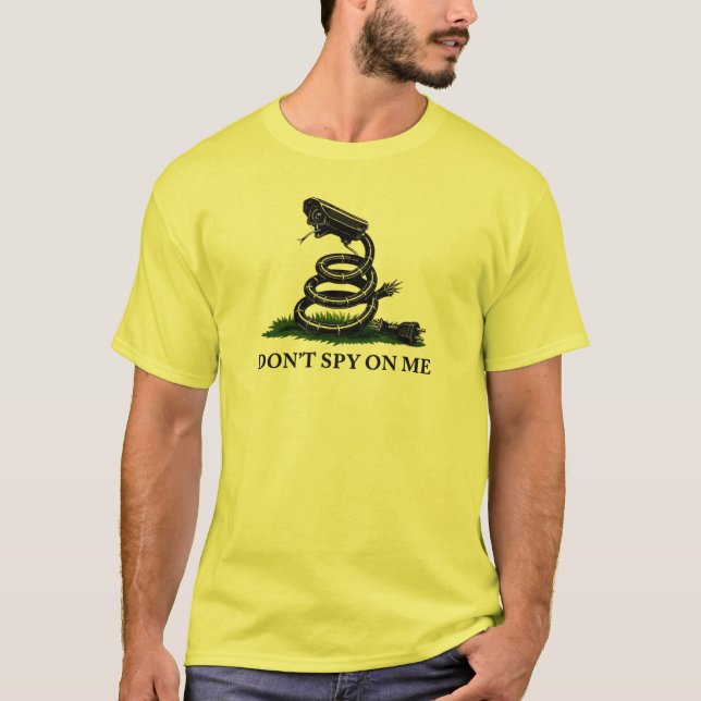 Spionera inte på mig t shirt (Framsida)