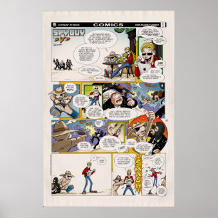 SPIONGRABB: En-Personsökare Funnies #1 Poster