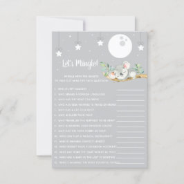 Spip Koala Baby Shower Game Låt oss Mingle! Inbjudningar