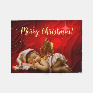 Spipande Angel Baby Jesus jul Fleecefilt