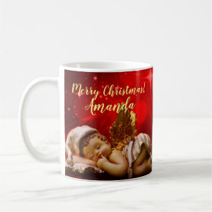 Spipande Angel Baby Jesus jul Kaffemugg