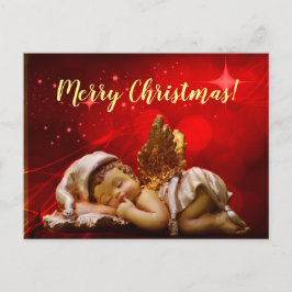 Spipande Angel Baby Jesus jul Vykort