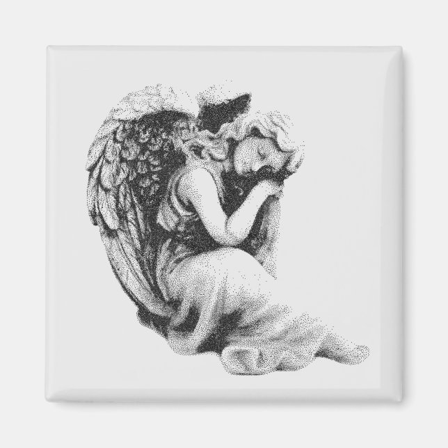 Spipande ängel magnet (Framsidan)