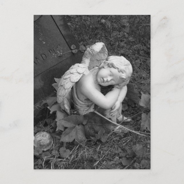 Spipande ängel vykort (Framsida)