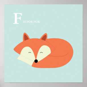 Spipande Baby Fox Poster