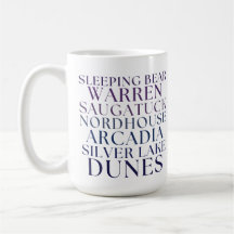 Spipande Bear Michigan Sand Dunes Coffee Mugg