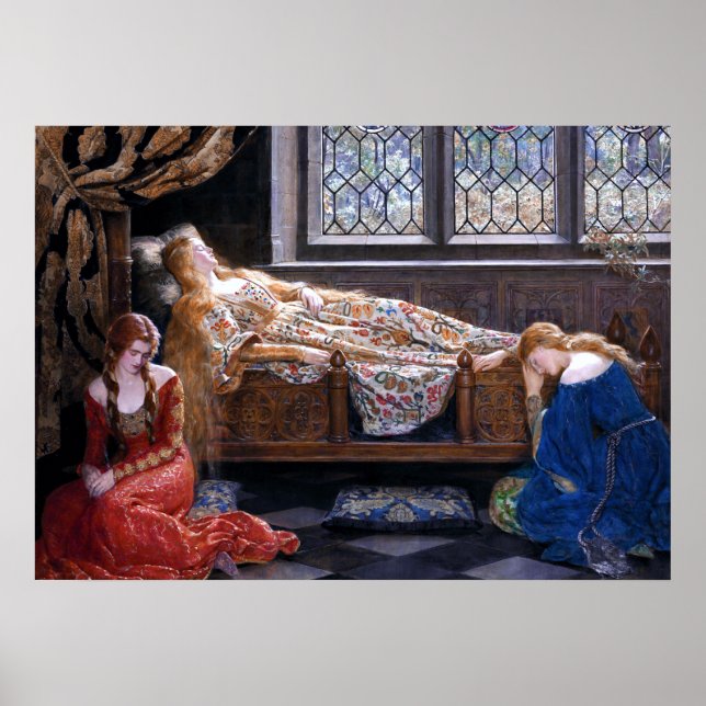 "Spipande Beauty" av John Collier 1921 Poster (Framsidan)
