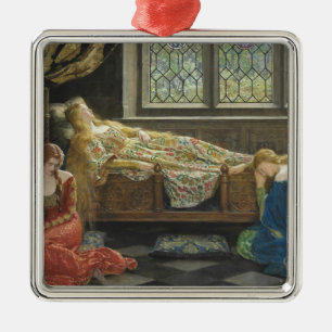 Spipande Beauty (av John Collier) Julgransprydnad Metall