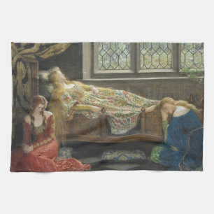 Spipande Beauty (av John Collier) Kökshandduk