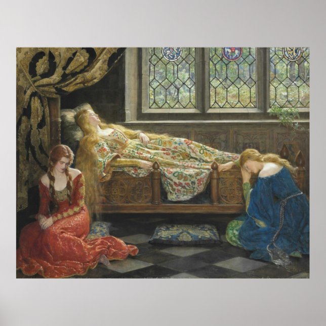 Spipande Beauty (av John Collier) Poster (Framsidan)