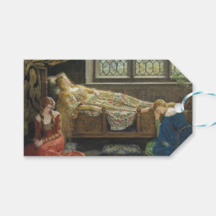 Spipande Beauty (av John Collier) Presentetikett