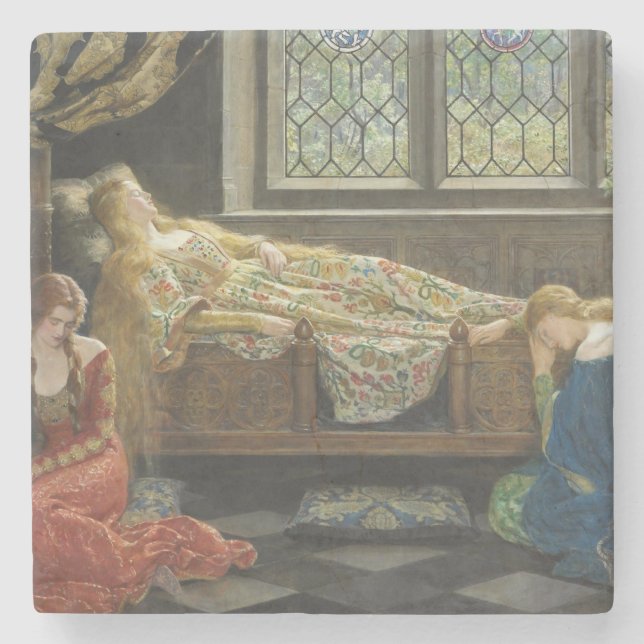 Spipande Beauty (av John Collier) Stenunderlägg (Framsidan)
