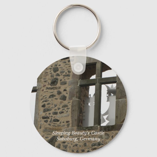 Spipande Beauty Castle Nyckelring (Framsida)