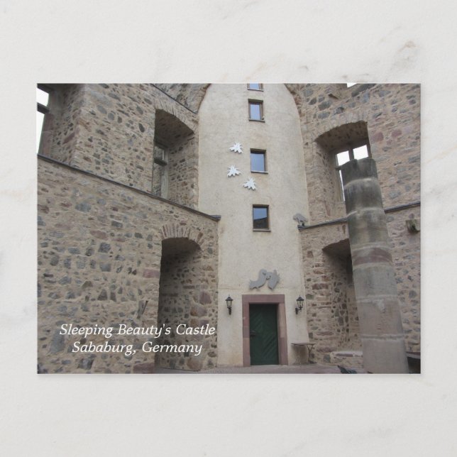 Spipande Beauty Castle Vykort (Framsida)