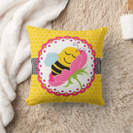 Spipande Bee Baby Nursery Jumbo Dekorativ kudde