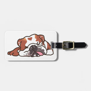 Spipande bulldog bagagebricka