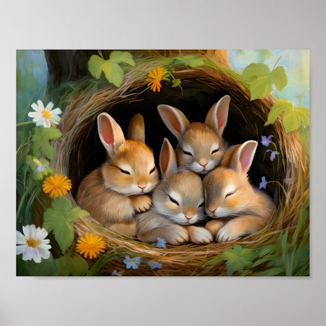 Spipande Bunnies 3 Poster (Framsidan)