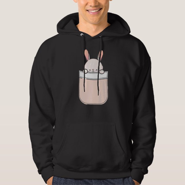 Spipande Bunny Hoodie (Framsida)