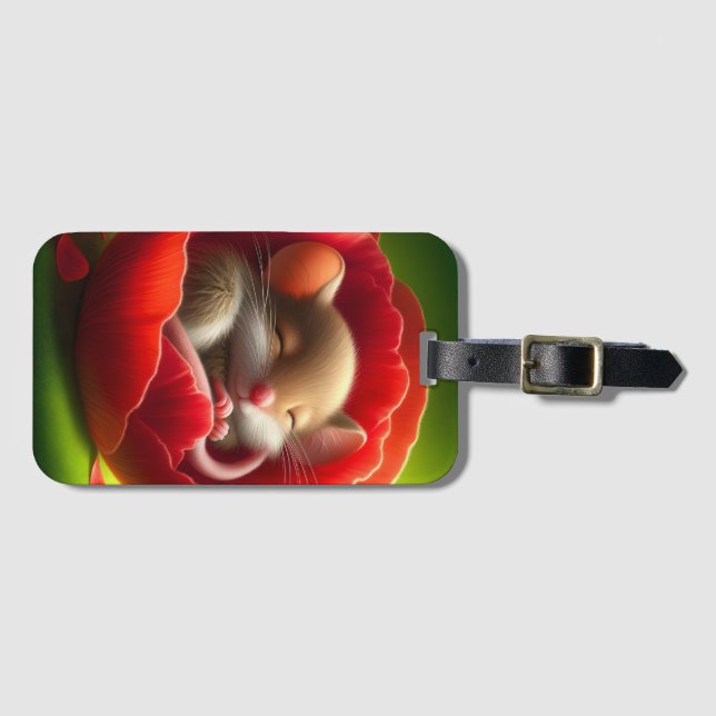 Spipande Cute Mouse Bagagebricka (Framsida horisontal)