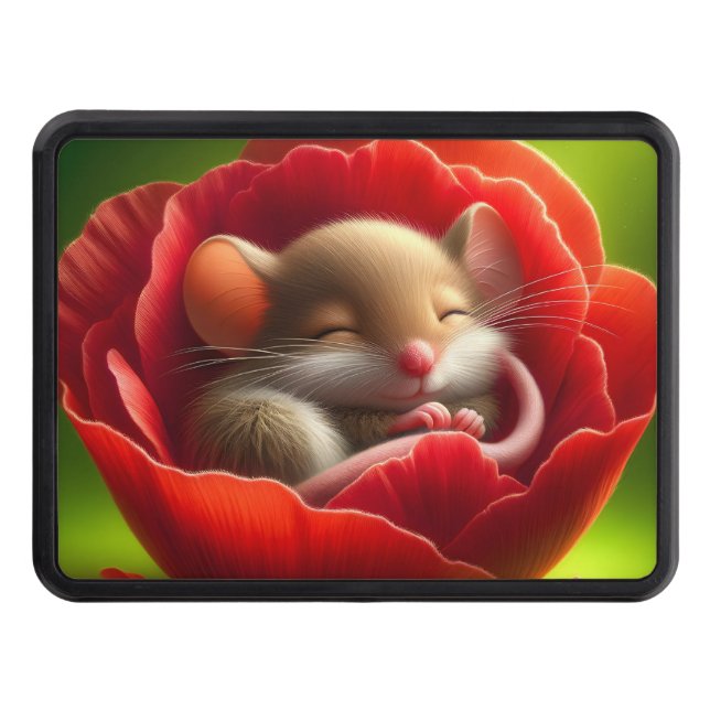 Spipande Cute Mouse Dragkroksskydd (Framsidan)