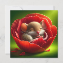 Spipande Cute Mouse Inbjudningar