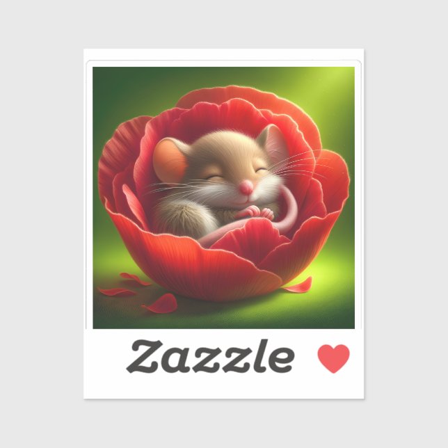 Spipande Cute Mouse Klistermärken (Ark)