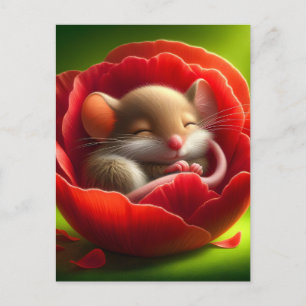 Spipande Cute Mouse Vykort