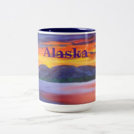 Spipande Dam _ALASKA Två-Tonad Mugg